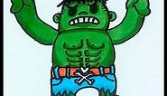 Draw tokidoki Hulk Marvel