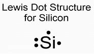 Lewis Dot Structure for Silicon Atom (Si)