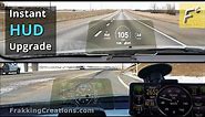 Instant Best car Heads Up Display upgrade – HUDWAY Drive review. How good is it?