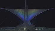 Milwaukee Art Museum 'wing' lights unveiled; when to see them