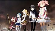 All the main characters in Madoka Magica for 1 second.