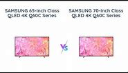 📺 Samsung 65-Inch vs 70-Inch QLED 4K TVs! 😍