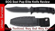 SOG Seal Pup Elite Knife Review - Best Lightweight Tactical Knife