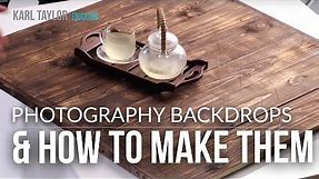Photographic Backdrops and How to Make Your Own