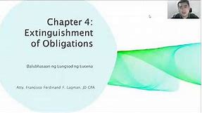 Law on Obligations- Chapter 4 Part 1 (Payment or Performance)