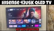 Hisense 43 inches QLED Google TV from Amazon | Hisense 43U6K Review