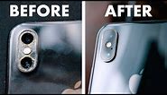 I fixed my iPhone X Camera Lens with $10 of parts. Don't do it.
