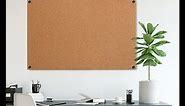 How to install your Modern Cork Board