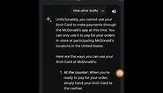 How To Use Arch Card On Mcdonald's App