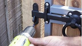 How To Fit a Ring Gate Latch  - Bunnings Australia