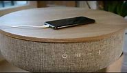 ZedHouses | Victrola Wood coffee Table with Bluetooth Speaker