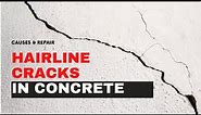 How to Repair Hairline Cracks in Concrete?