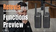 Retevis RT40 DMR Walkie Talkie Preview | For Business | Long Range Communication | Clear Sounds