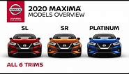 2020 Nissan Maxima Sedan Walkaround & Review