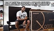 Samsung Q900R 8K TV Setup // Amazing!!!