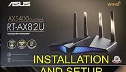 Setup & Basic Configuration for ASUS RT-AX82U AX5400 DUAL Band WiFi 6 High Speed Wireless Router