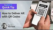 KeyShot Quick Tip - How to Deliver AR with QR Codes
