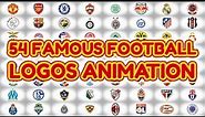Football logos animation
