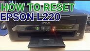 How to reset Epson L220
