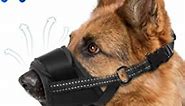 Soft Muzzle for Large Dogs Anti Biting Barking Chewing, Air Mesh Large No Bark