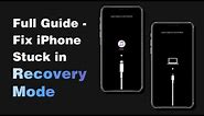 (✔️iOS 17 Supported!) 🔥2024 Full Guide to Fix iPhone Stuck in Recovery Mode