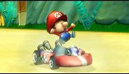 Mario Kart Wii - Mushroom Cup 50cc (Baby Mario Gameplay)