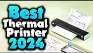 2024's Best Portable Thermal Printer | Top 5 Picks for Print Anywhere, Anytime!