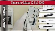 How to disassemble 📱 Samsung Galaxy J2 SM-J200 Take apart Tutorial