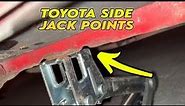 Where to Install a Jack Under your Toyota Prius, Corolla, Camry, RAV4.. (Side Jacking Points)