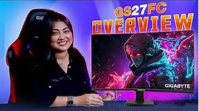 Gigabyte GS27FC Gaming Monitor Overview