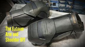 The Batman cosplay Arm and shoulder armor build DIY video