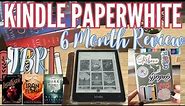 KINDLE PAPERWHITE REVIEW 2024 + TBR (Signature Edition, Agave Green)