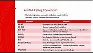 Overview of ARM64 Architecture and Instruction Sets