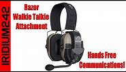 Walker's Razor Walkie Talkie Add On: Hands-free Communication