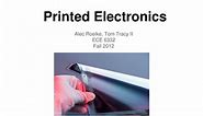 PPT - Printed Electronics PowerPoint Presentation, free download - ID:2408840