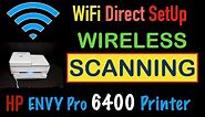 HP Envy Pro 6400 Wireless Scanning, WiFi Direct SetUp iPhone, Review !!