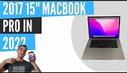 2017 Macbook Pro 15" in 2022