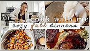 Healthy FALL Dinner Recipes! cozy family dinner ideas