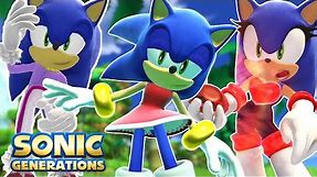 Sonic in everyone's outfit! Cinematics!