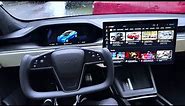 New Multimedia System & Cockpit Tesla Model S Plaid 2023