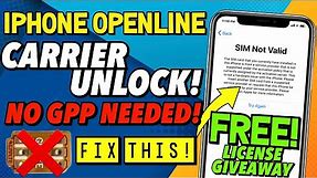 New! Openline Semi Factory Unlock iPhone on Any Carrier Network! No GPP Needed! | + GIVEAWAY!
