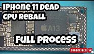 iPhone 11 Restoration: Exploring CPU Reballing Techniques✅