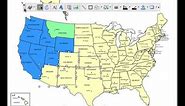 Editable USA and Canada PowerPoint and Illustrator Royalty Free Clip Art Maps