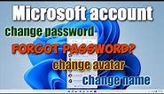 How to Change your Microsoft Account Password, Forgot your Password? Change Microsoft account name 💥