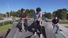 Playing SKATE with the Santa Cruz... - BrailleSkateboarding