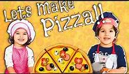 Pizza for kids | Kids Making Pizza | How To Make Pizza with Leo and Stella