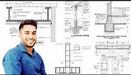AutoCAD Drawings with Technical Details | How to make details of Beam, Column, Watertank etc.
