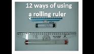 1.1-Twelve Ways of using Rolling Ruler in Engineering Drawing