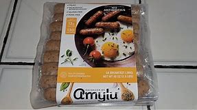 Costco Sale Item Review Amylu 54 Chicken Breakfast Links Sausage Sausages Taste Test