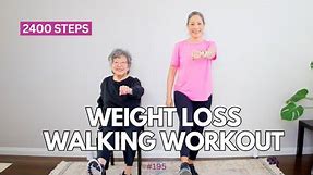 20 Minute Weight Loss Walking Workout | HIIT for Seniors